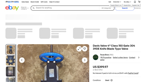 Davis Valve - 4” Class 150 Gate Valve