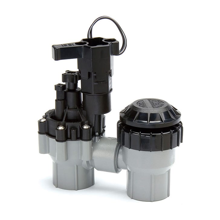 A stock image illustrating electric irrigation valve concepts