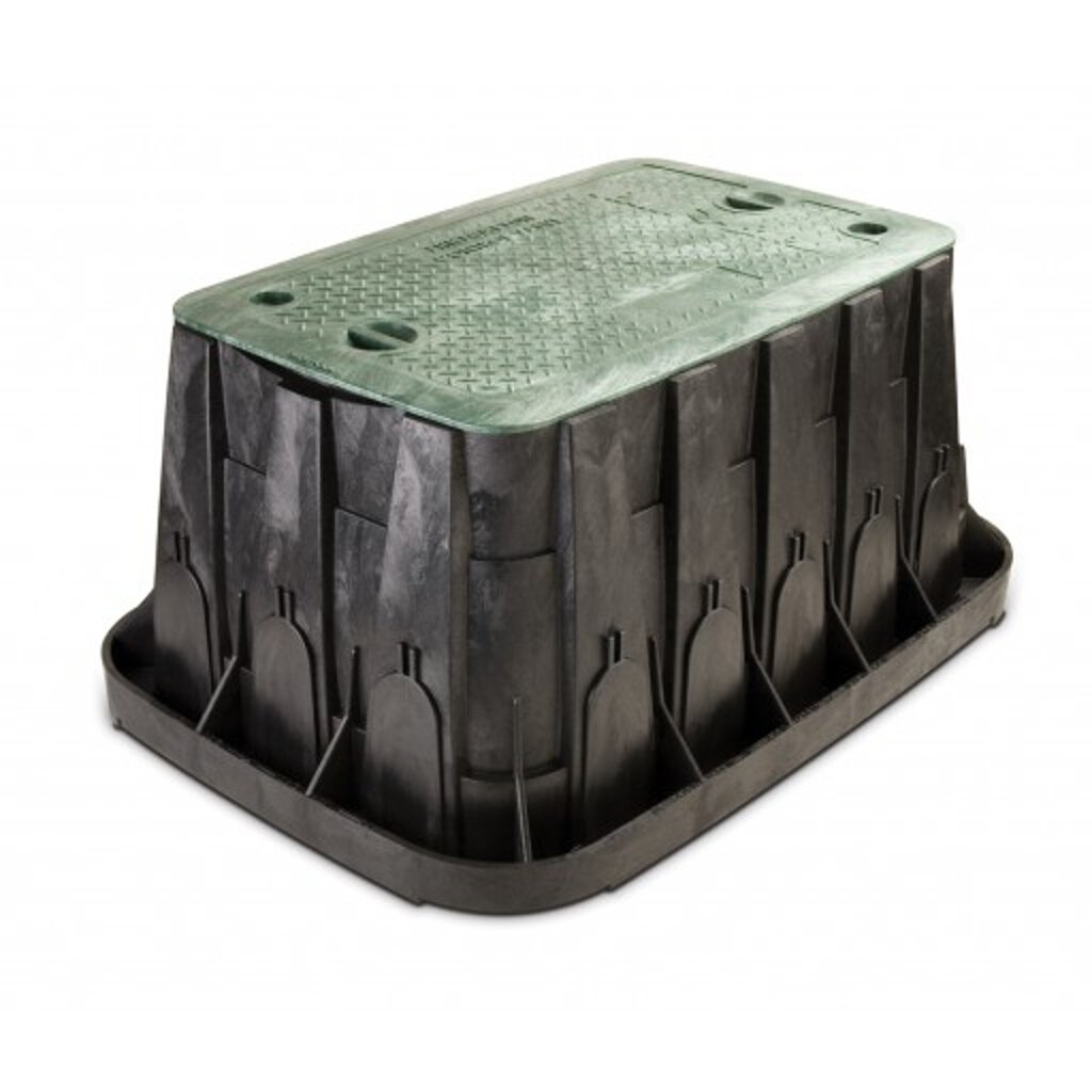 A stock image illustrating extra large irrigation valve box concepts