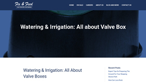 Fix and Feed - Valve Boxes