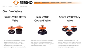 Fresno Valves - Overflow Valves