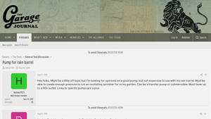 Red Lion - Cast Iron Sump Pump