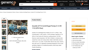 Goulds - GT15 Centrifugal Pump
