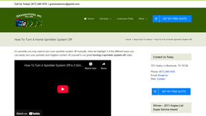 Grasseaters - Sprinkler System Services