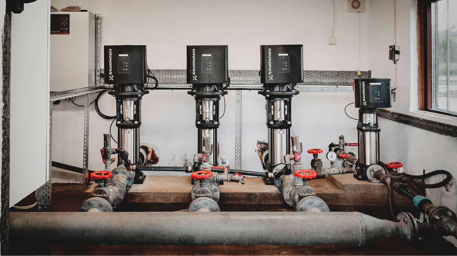 A stock image illustrating grundfos irrigation pumps concepts