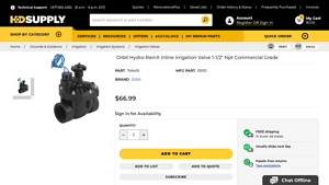 Hydro-Rain - HRB Series In-Line Valve