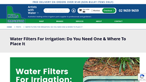 Hills Irrigation - Water Filters for Irrigation