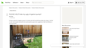 Houzz - Rustic Bamboo Irrigation Pump