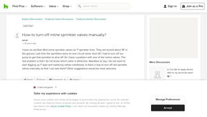 Rain Bird - 1 Inline Sprinkler Valve