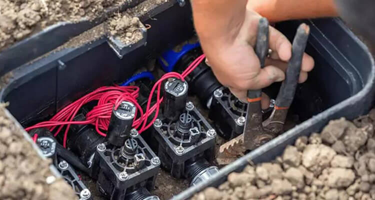 A stock image illustrating how to find irrigation valve concepts