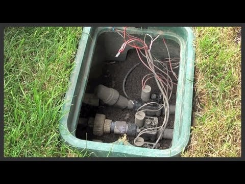 A stock image illustrating how to open irrigation control valve concepts