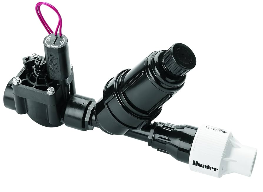 A stock image illustrating hunter drip irrigation valve concepts