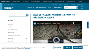 Hunter - Irrigation Valve Maintenance Guide