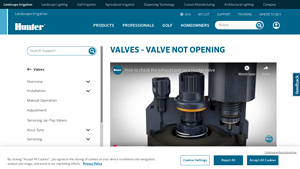 Hunter - Irrigation Valve Troubleshooting