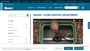 Hunter Irrigation - Flow Control Valve