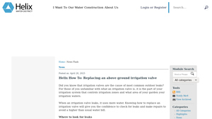 HWD - Irrigation Valve Replacement Guide