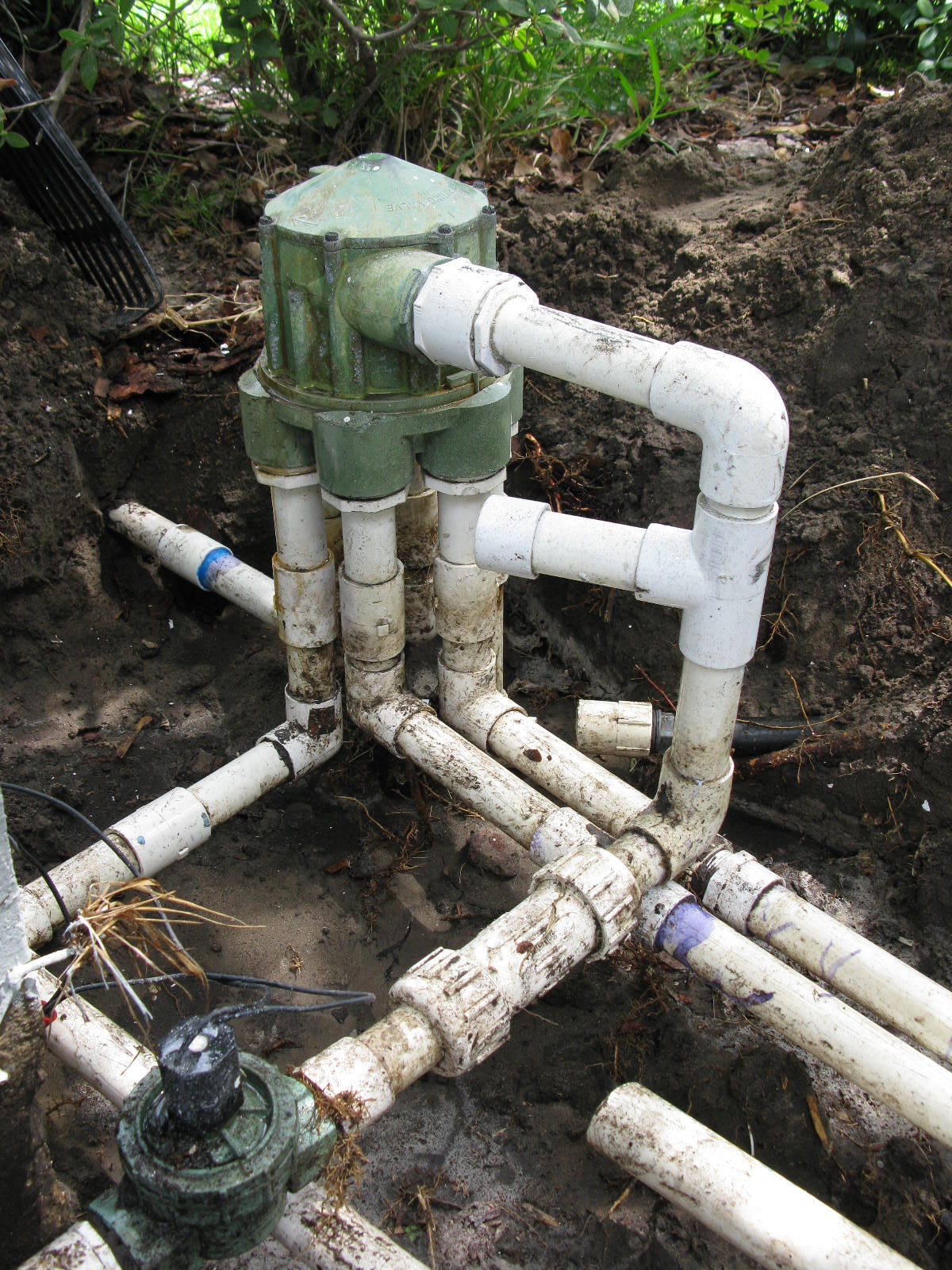 A stock image illustrating indexing valve irrigation concepts