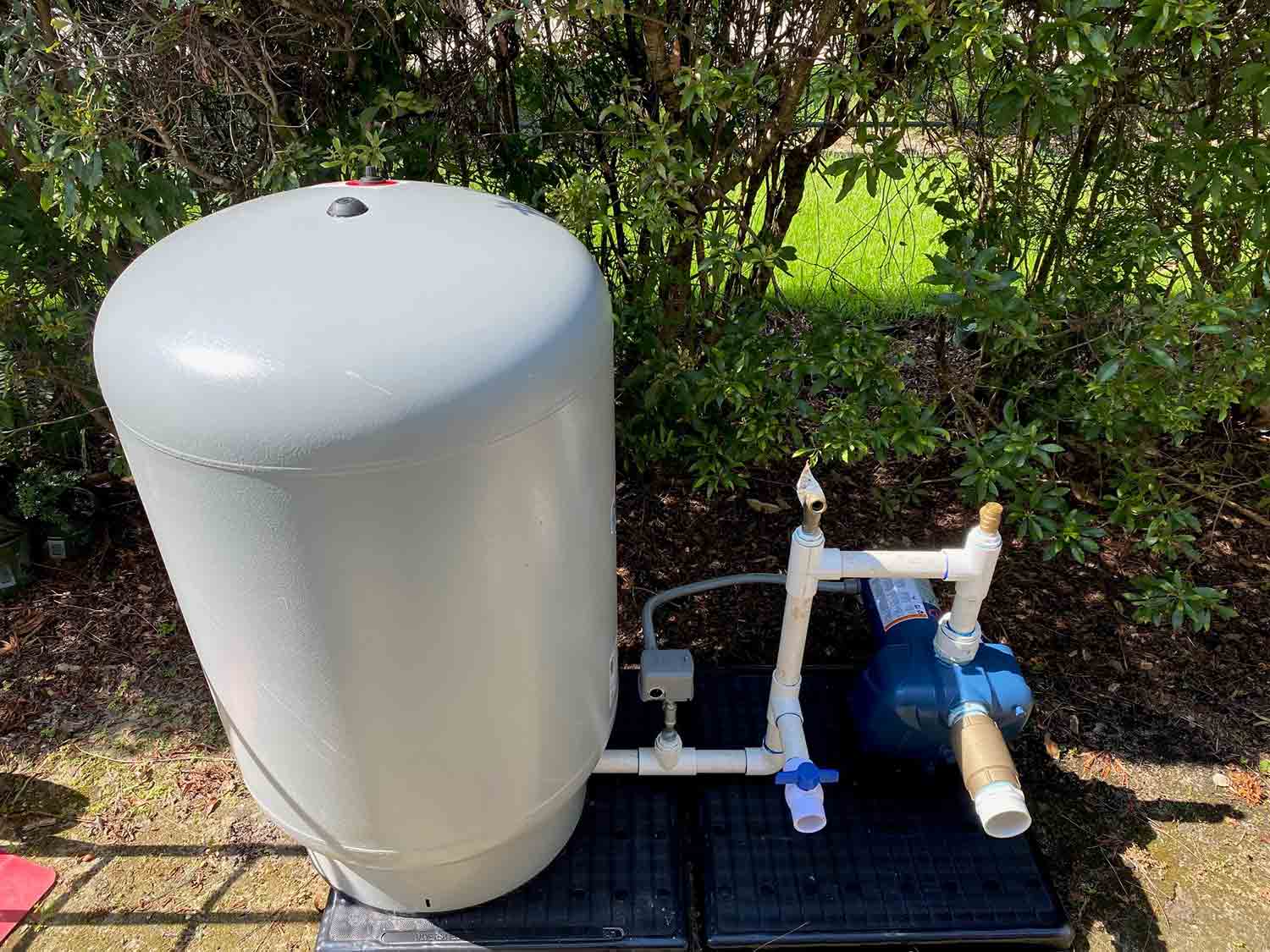 A stock image illustrating installing irrigation pump concepts