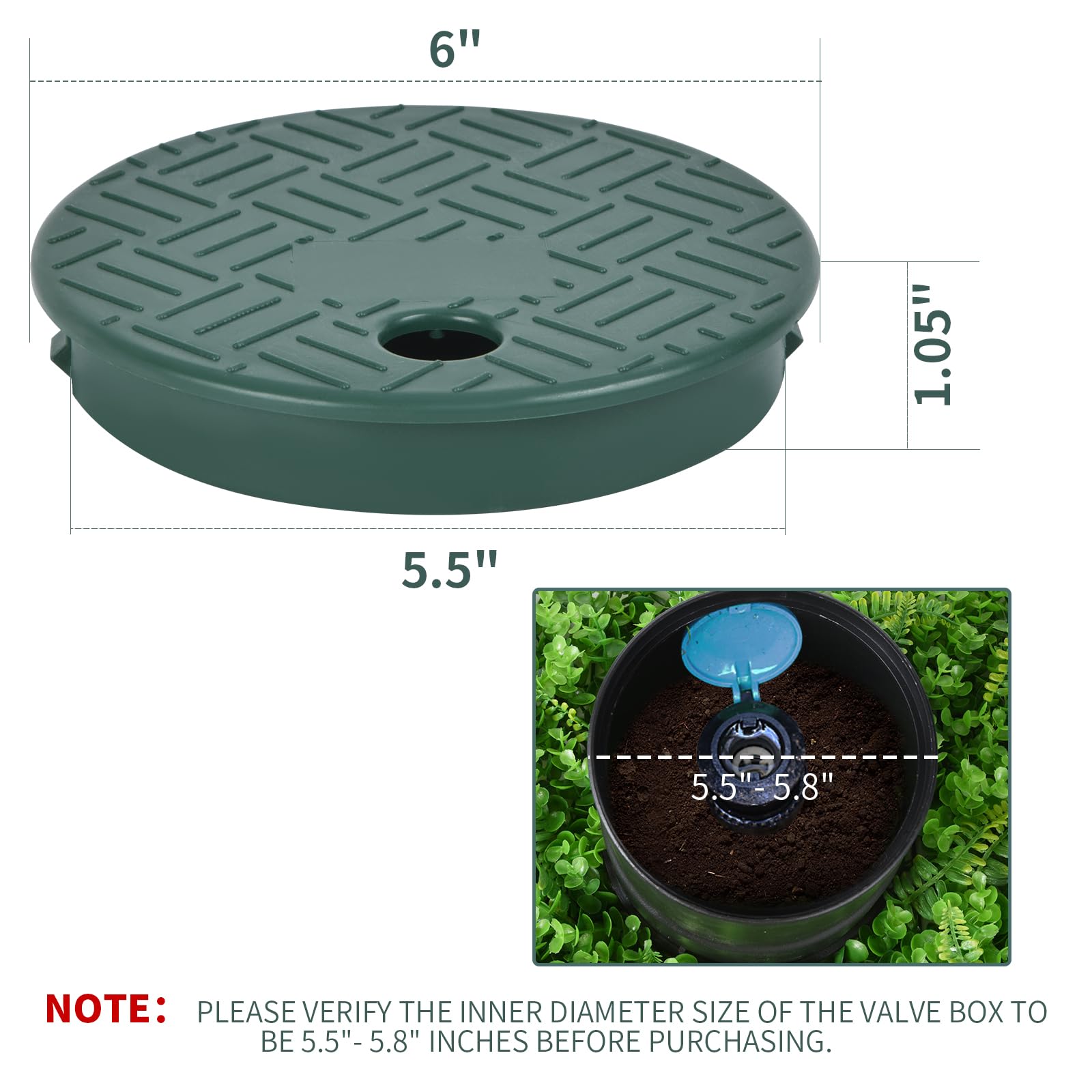 A stock image illustrating irrigation control valve cover concepts