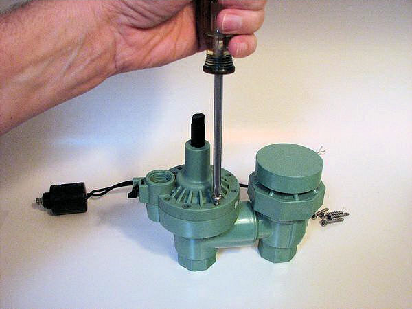A stock image illustrating irrigation control valve repair concepts