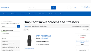 Irrigation Mart - 3 FPT PVC Footvalve