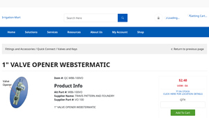 Travis Pattern - Valve Opener Webstermatic