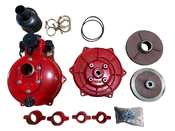 A stock image illustrating irrigation pump parts concepts