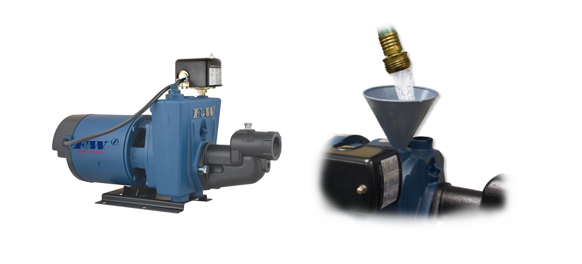 A stock image illustrating irrigation pump priming plugs concepts