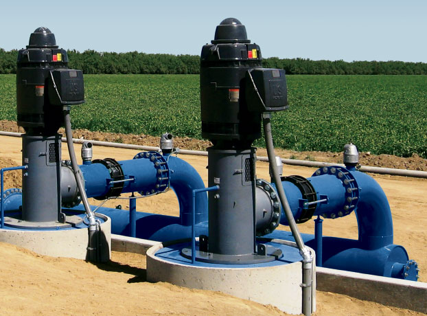 A stock image illustrating irrigation pump service concepts