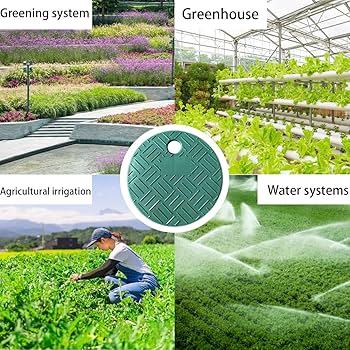 A stock image illustrating irrigation system valve covers concepts