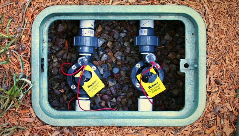 A stock image illustrating irrigation valve problems concepts
