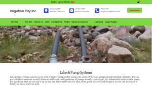 Irrigation City Inc. - Irrigation Lake & Pump Systems