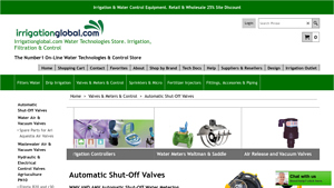 Irrigation Global - Automatic Shut-Off Valves