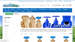 Irrigation King - Brass and Ductile Cast Iron Gate Valves