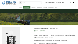 Irrigation Supply Parts - Self Cleaning Strainer