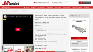 Bray - 940 Pneumatic Valve