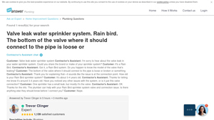 Rain Bird - Sprinkler Valve Leak Solutions