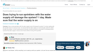 JustAnswer - Plumbing & Irrigation Expertise