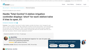 Hardie - Total Control 6 Station Irrigation Controller