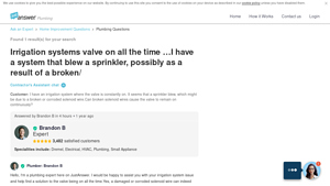 JustAnswer - Irrigation System Solenoid Solutions