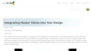 LandFX - Webinar with Dick Greenland