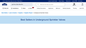 Rain Bird - 1-in Plastic Electric Inline Irrigation Valve