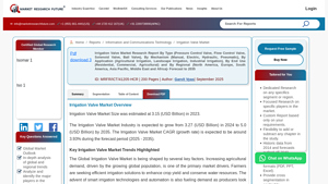 Market Research Future - Irrigation Valve Market Insights