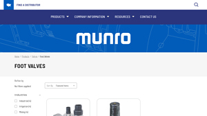 Munro - Brass Foot Valve
