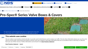 NDS - Pro-Spec® Series Valve Boxes & Covers