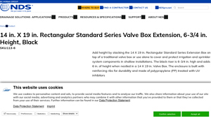 NDS - Rectangular Valve Box Extension