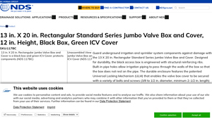 NDS - Jumbo Valve Box and Cover