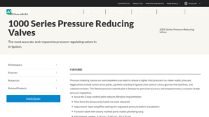 Nelson Irrigation - 1000 Series Pressure Reducing Valves