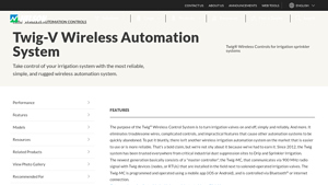 Nelson Irrigation - Twig® Wireless Automation System