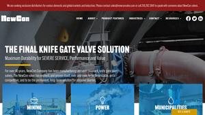 NewCon - Abrasive Resistant Knife Gate Slurry Valves